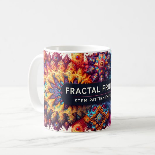 Infini complexe Mandelbrot Mug (Devant gauche)