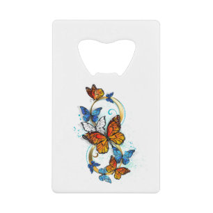 Infini de papillons monarques