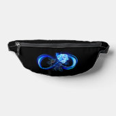 Infini lumineux avec rose bleue (Poser)