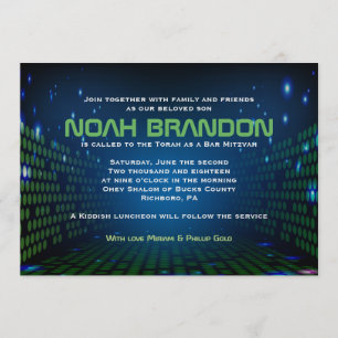 INFINI VIDEO JEU Bar Mitzvah Invitation