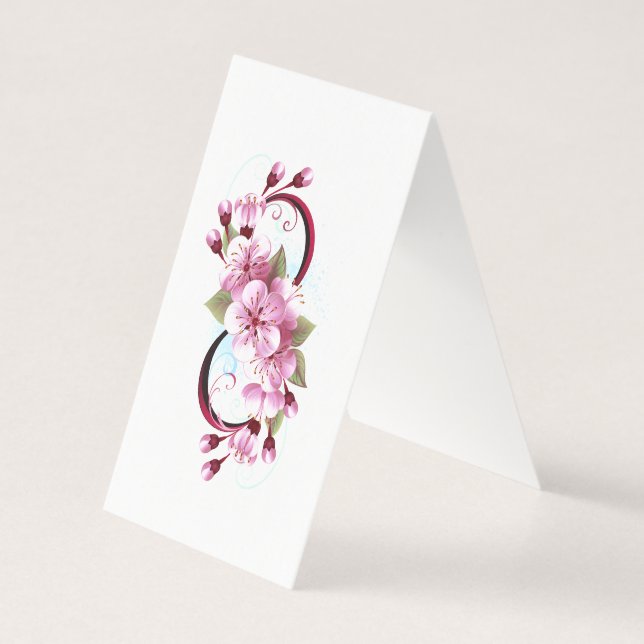 Infinité avec les fleurs Sakura (Back)