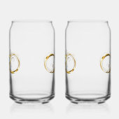 Infinité avec plume de paon doré (Gauche)