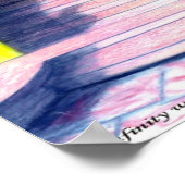 Infinité avec pomme - Poster (Coin)