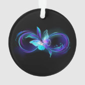 Infinité brillante avec papillon magique (dos)
