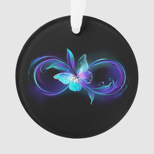 Infinité brillante avec papillon magique (devant)