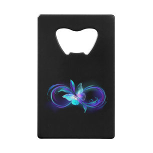 Infinité brillante avec papillon magique
