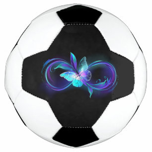 Infinité brillante avec papillon magique