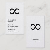 Infinité - Carte de visite scientifique (Devant / Derrière)