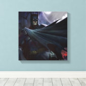 Infinite Crisis Batman Illustratie Canvas Afdruk (Insitu (Houten vloer))