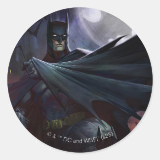 Infinite Crisis Batman Illustratie Ronde Sticker