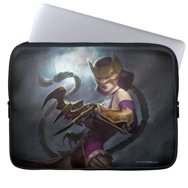 Infinite Crisis Gaslight Catwoman Illustratie Laptop Sleeve (Voorkant)