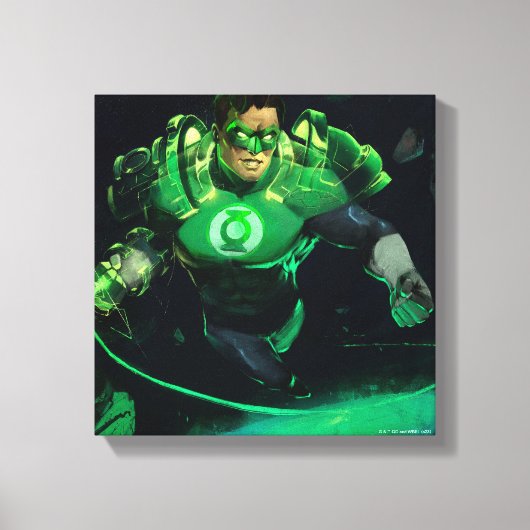 Infinite Crisis Green Lantern Illustratie Canvas Afdruk (Voorkant)