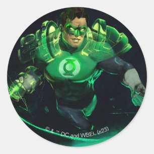 Infinite Crisis Green Lantern Illustratie Ronde Sticker