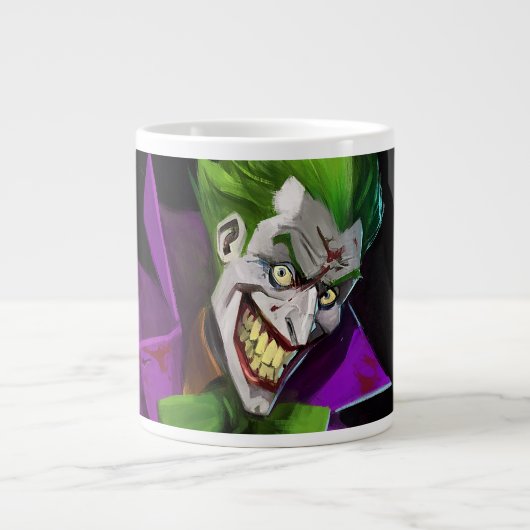Infinite Crisis Joker illustratie Extra Grote Beker (Voorkant)