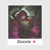 Infinite Crisis Poison Ivy Illustratie Sticker (Vel)