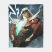 Infinite Crisis Shazam illustratie Fleece Deken (Voorkant)