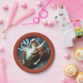 Infinite Crisis Shazam illustratie Papieren Bordje (Feest)