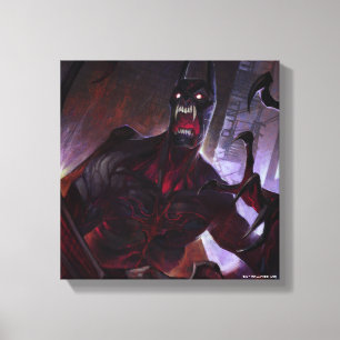 Infinite Crisis Vampire Batman Illustratie Canvas Afdruk