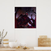 Infinite Crisis Vampire Batman Illustratie Poster (Keuken)