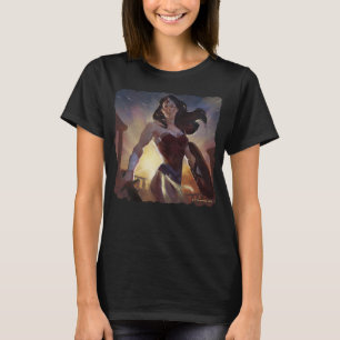 Infinite Crisis Wonder Woman Illustratie T-shirt