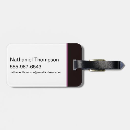 Infinite Crisis Zatanna illustratie Bagagelabel (Achterkant horizontaal)