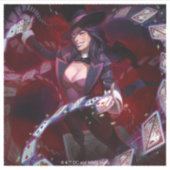 Infinite Crisis Zatanna illustratie Sticker (Voorkant)