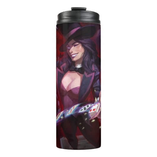 Infinite Crisis Zatanna illustratie Thermosbeker (Voorkant)