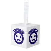 Infinite =( kubus ornament (Voorkant hoekig)