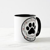 Infinite Love Paw Print Pet Memorial Mug Mok (Voorkant rechts)