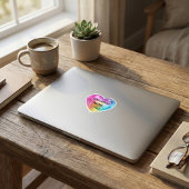 Infinite Love Rainbow Heart Die-Cut Sticker