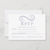 Infinité Minimaliste Poudre Bleu RSVP (Devant)