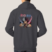 Infinite Opposition – Dual Blade Samurai-T-shirt Hoodie (Achterkant)