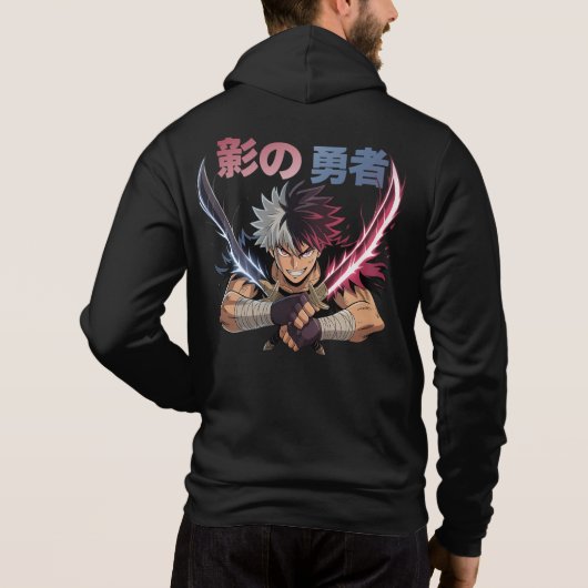 Infinite Opposition – Dual Blade Samurai Tee Hoodie (Achterkant)