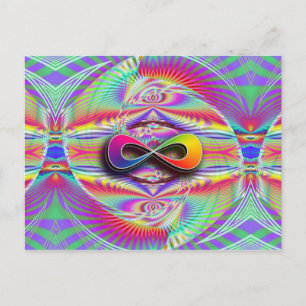 Infinite regenboog briefkaart