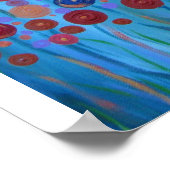 Infinite Romance Floral Poster Abstrait (Coin)