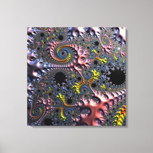 Infinite Spiral Realms Canvas Afdruk (Voorkant)