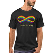 Infinite symbool voor regenboogliefde Aangepast ho