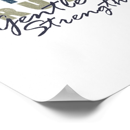 Infinite Truth, Gentle Strength Print (Hoek)