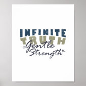 Infinite Truth, Gentle Strength Print (Voorkant)