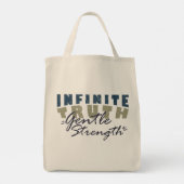 Infinite Truth, Gentle Strength Tote Bag (Dos)