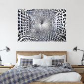 Infinite Vortex Canvas Afdruk (Insitu (Slaapkamer))