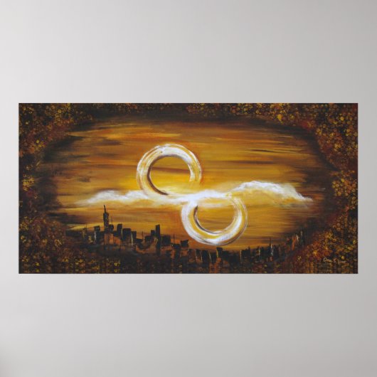 Infiniteit - afdruk poster (Voorkant)