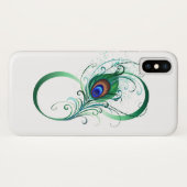 Infiniteitssymbool met Peacockdoether Case-Mate iPhone Case (Achterkant (horizontaal))
