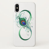 Infiniteitssymbool met Peacockdoether Case-Mate iPhone Case (Achterkant)