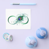 Infiniteitssymbool met Peacockdoether Flyer (Enkel)