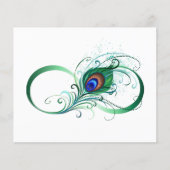 Infiniteitssymbool met Peacockdoether Flyer (Voorkant)