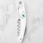 Infiniteitssymbool met Peacockdoether Kurkentrekker (Voorkant)