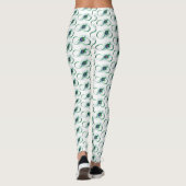 Infiniteitssymbool met Peacockdoether Leggings (Achterkant)