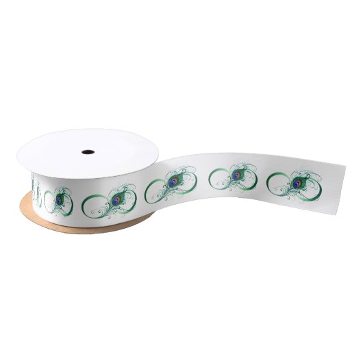 Infiniteitssymbool met Peacockdoether Lint (Spoel)