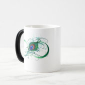 Infiniteitssymbool met Peacockdoether Magische Mok (Voorkant links)